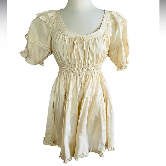 En Saison - NATURAL SVETA MINI DRESS SIZE LARGE NWT - Picture 4 of 10